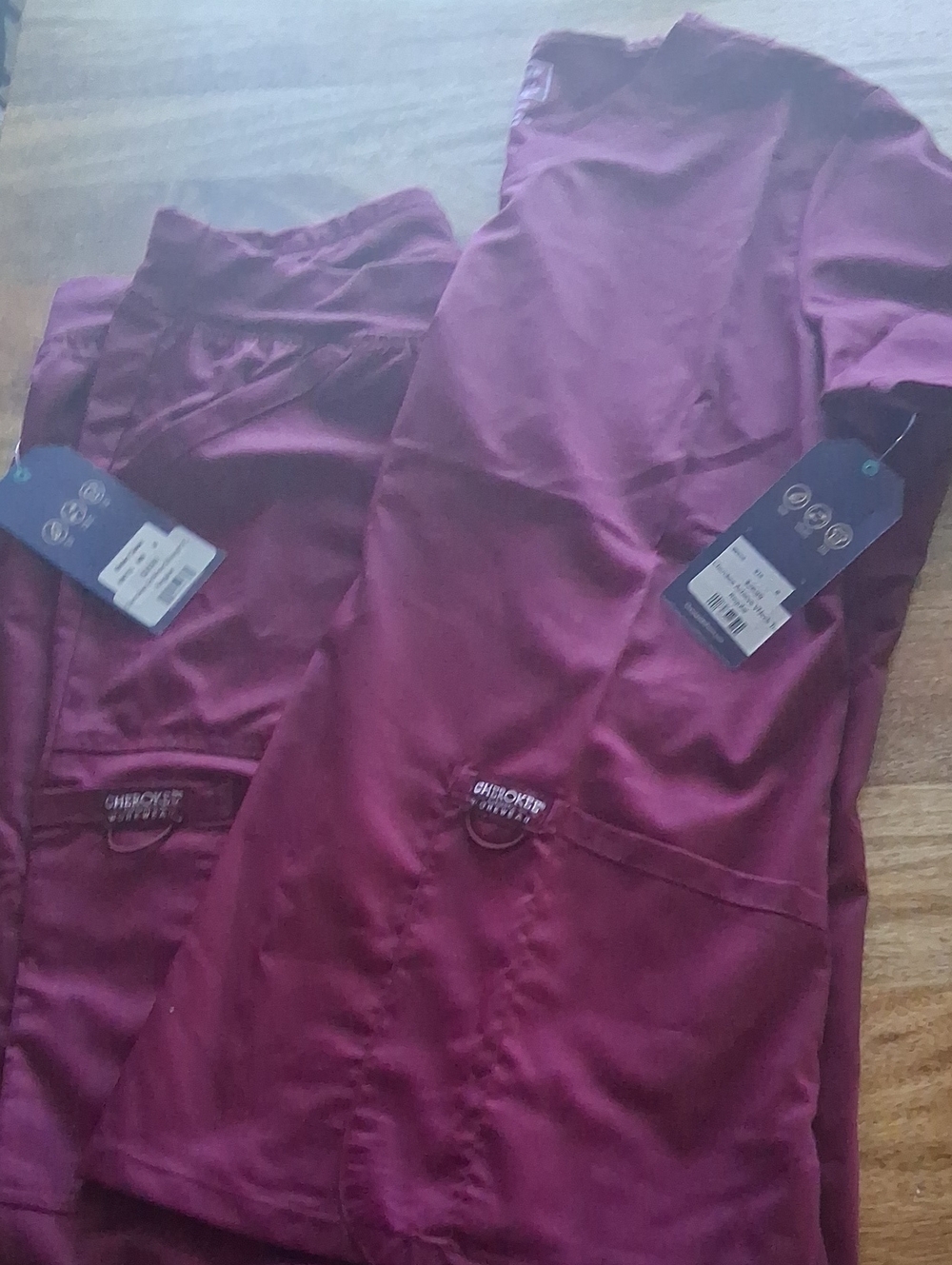 Cherokee Women's Burgundy Track Joggers